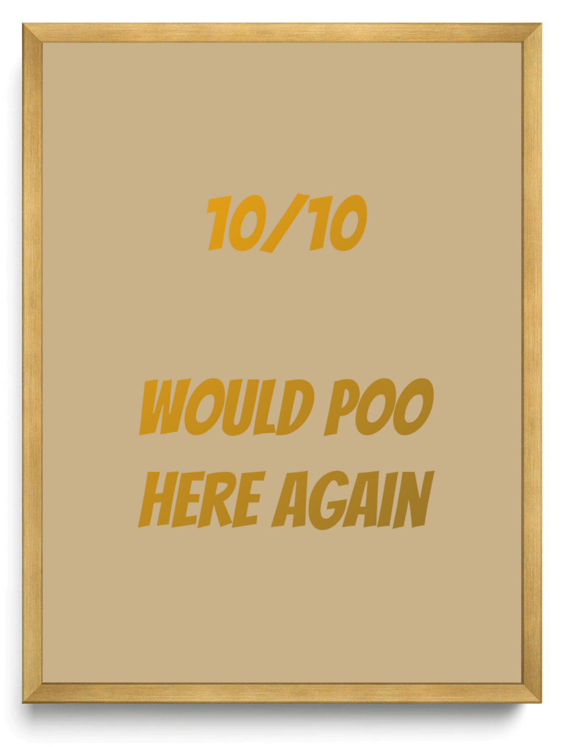 10/10 Would poo here again