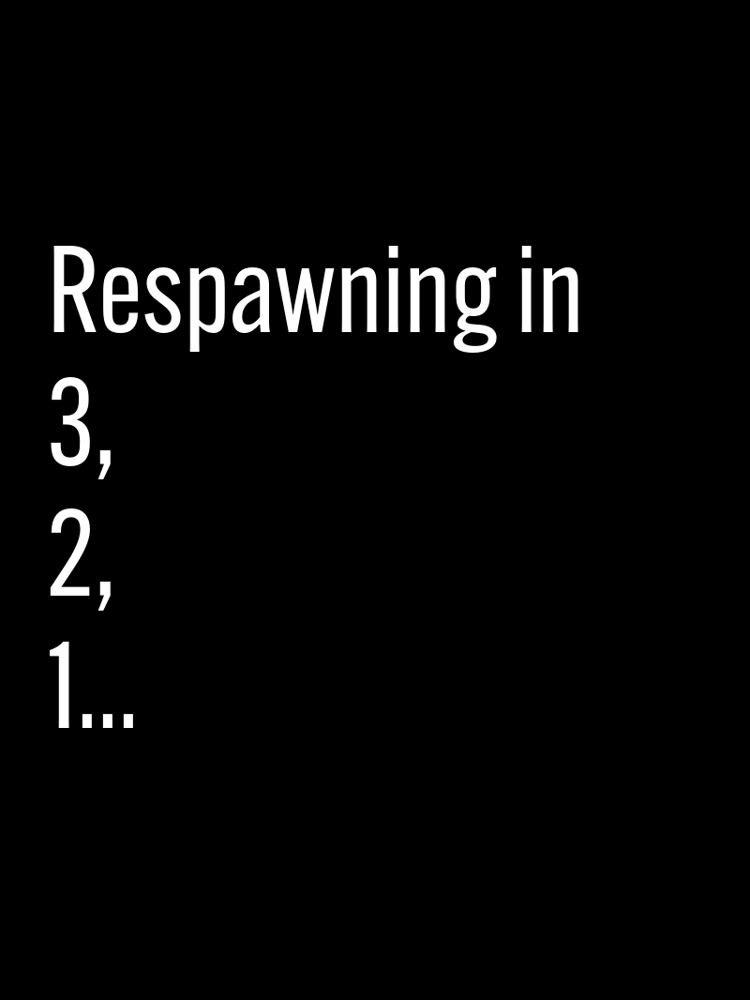 Respawning in typographic-print
