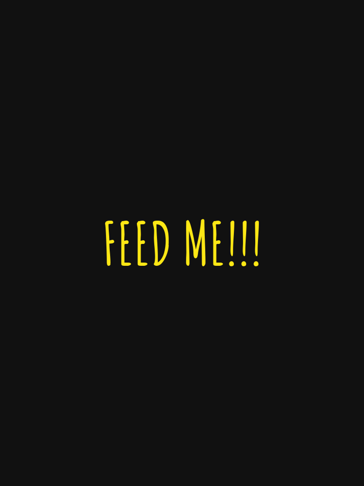 FEED ME typographic-print